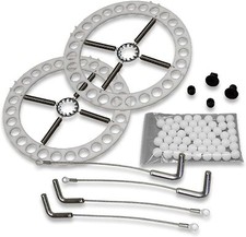 14 Alignment Turn Plate Table Repair Rebuild Kit With Lock Pins Hunter Rack