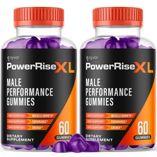 Power Rise XL Men's Gummies Advanced Pro Formula Chewable Supplement 120 Gummies