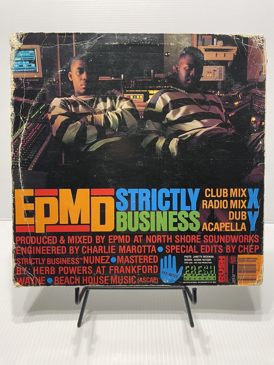 EPMD Strictly Business Vinyl Record 12” Single Remix 1988 Fresh
