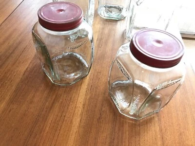 Vintage Decorative Glass Storage Jars Decorative Accessories