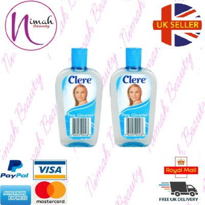 2 X CLERE PURE GLYCERIN FÜR GESICHT KÖRPER UND HAARE 200ML