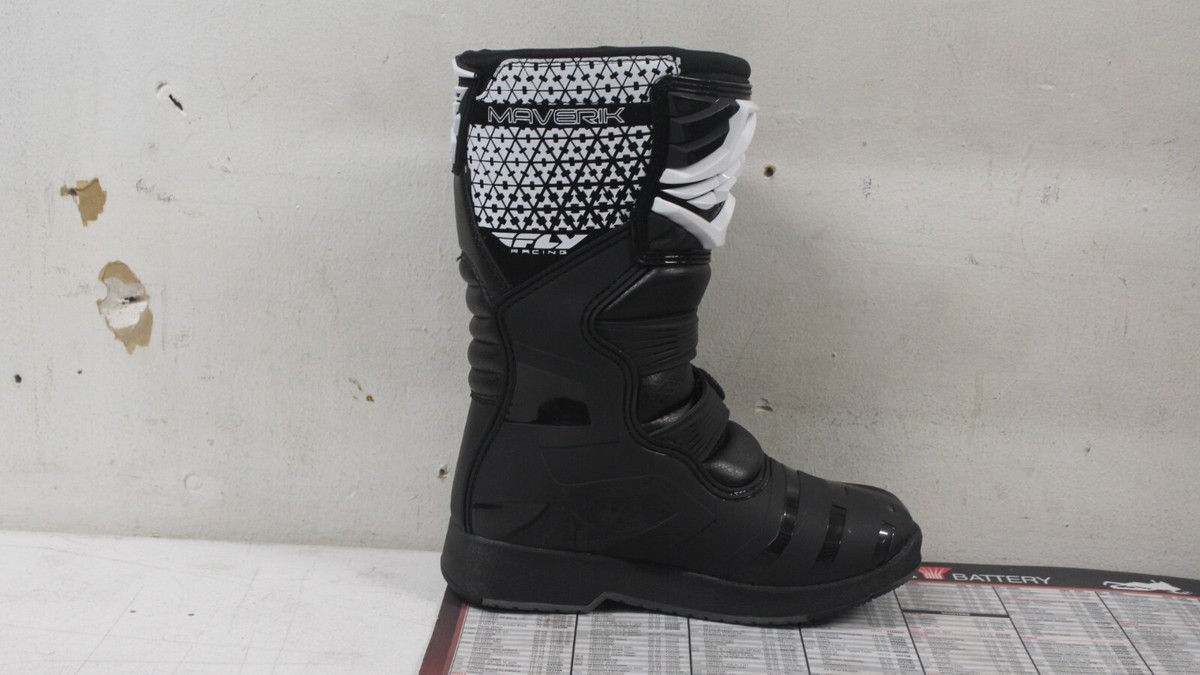 Fly Racing Youth Maverik Boots Black, Size 06 | eBay display picture 1