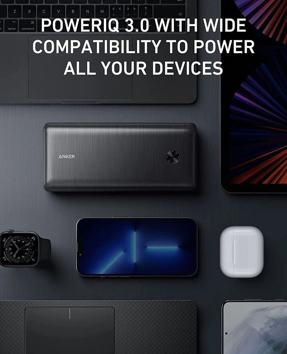 ANKER CHARGE FAST POWER CORE III ELITE 26K 87W with PowerPort III