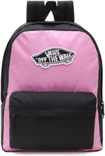 VANS Realm Backpack Cyclamen/Black Laptop Zip One Size Unisex NWT