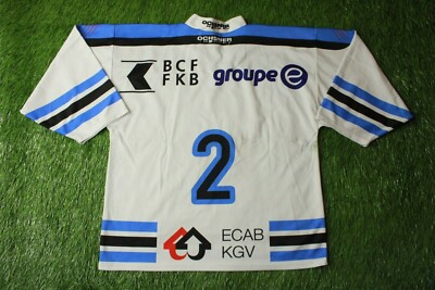 Maillot De Hockey Fribourg-Gotteron MJ Junior Team #2 Ochsner - Porté En Match - Taille L