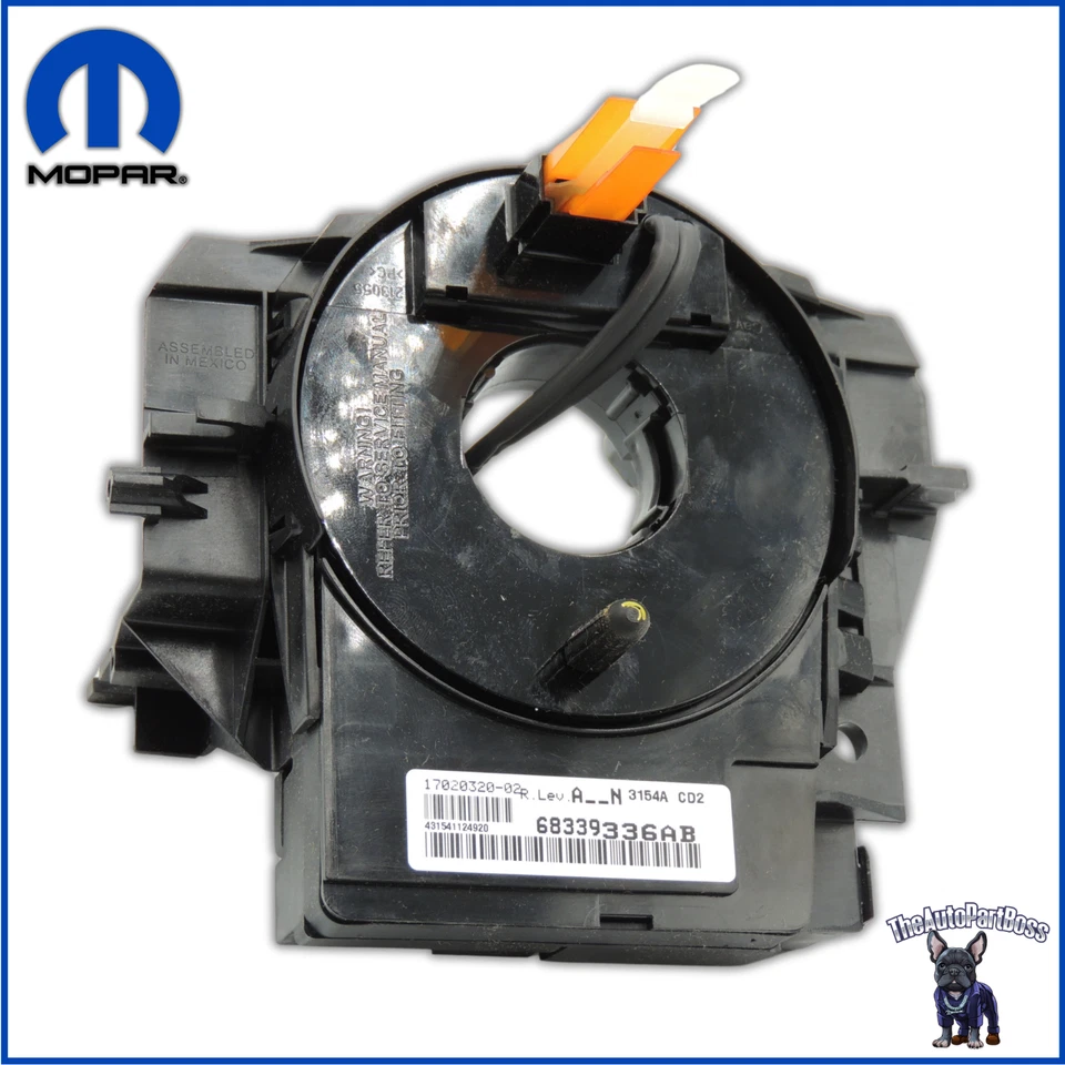 Steering Column Control Module Clock Spring OEM Mopar 5156106AG 05156106AG - Image 4 of 4