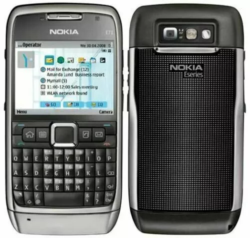 Originale Nokia E Series E71 sbloccato QWERTY tastiera 3G WIFI MP3 3,15MP cellulare - Foto 1 di 18