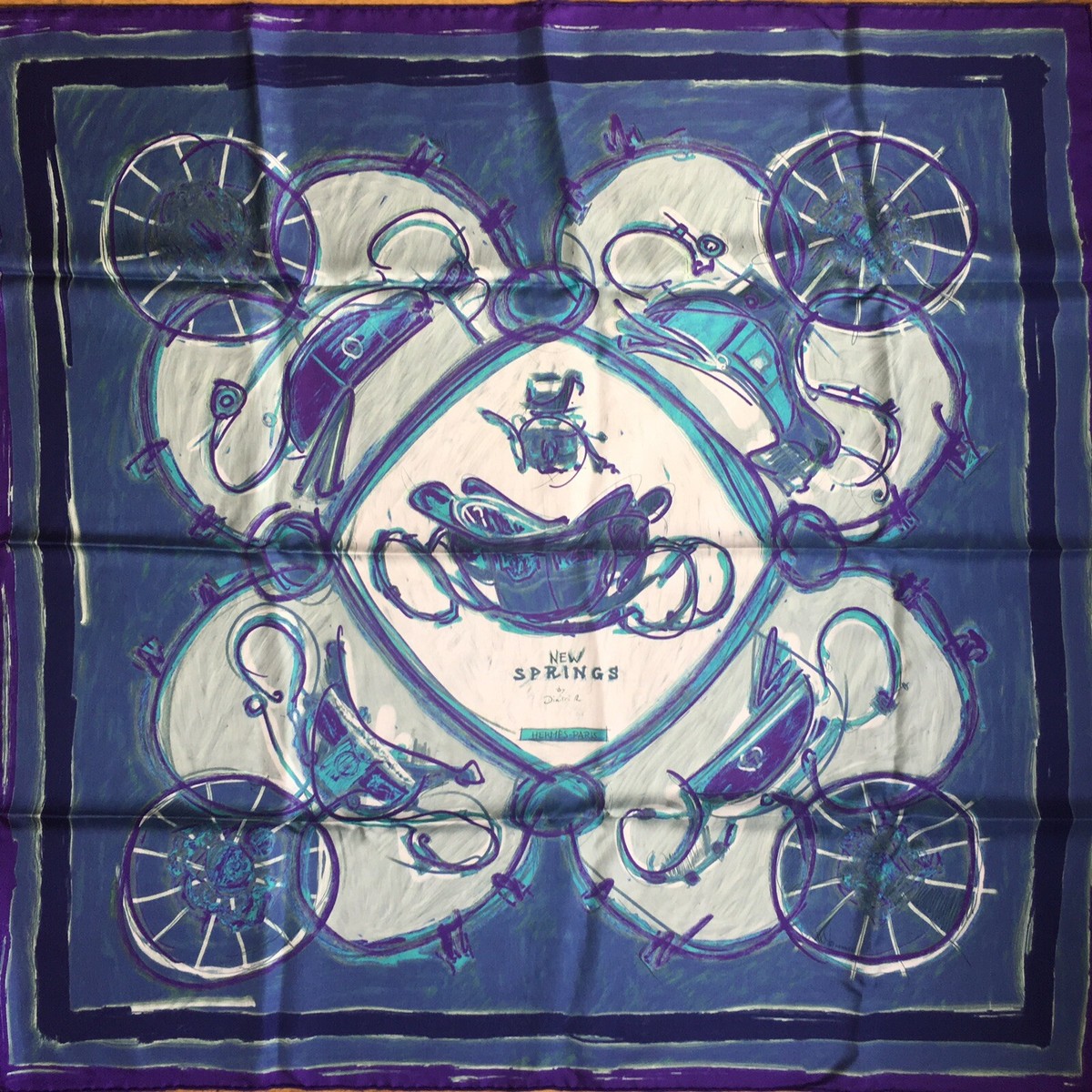 Carre Hermes Kachinas CarrÃ© HermÃ¨s Kermit Oliver Foulard Carré