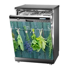 Adesivo decorativo sticker lavastoviglie lavastoviglie erbe da appendere erbe