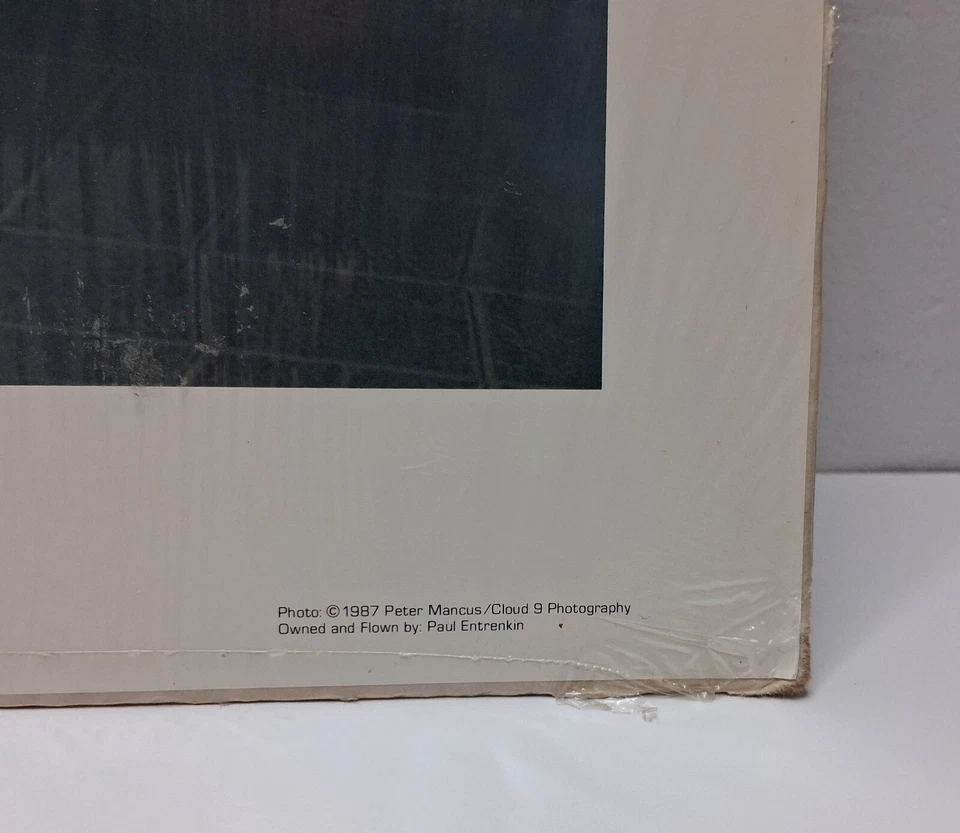 Impresión de póster artístico vintage raro de los gráficos MIG Power 1988 20x16. Foto 4 de 4