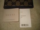 100% AUTHENTIC NEW VINTAGE GUCCI GG SUPREME BLUE/BEIGE MONOGRAM BI FOLD WALLET — photo 3