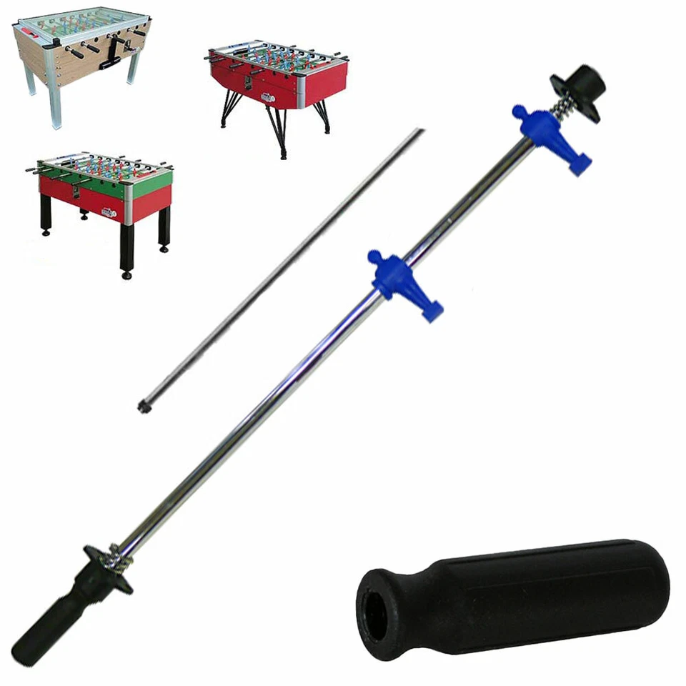 Calcio Balilla Roberto Sport asta 2 ometti blu per New Camp,Traditional, Export