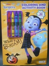 Disney Junior Vampirina What A Scream Coloring Activity Book Stickers Crayons