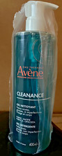 Avene Cleanance Cleansing Gel 400ml Exp.11/2027, for Acne Prone Oily Face Body