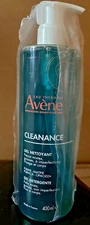 Avene Cleanance Cleansing Gel 400ml Exp.11/2027, for Acne Prone Oily Face & Body