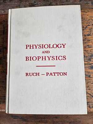 1966 Physiology And Biophysics Book by Ruch-Patton, 19th edition Hardcover