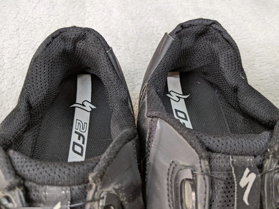 Specialized 2FO Cliplite Shoe Mens 11.5 45 Black Cycling Road Tour Bicycle - Image 4 of 4