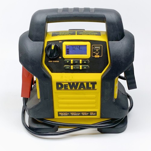 DEWALT DXAEJ14 1600 Peak Amp Jump Starter Digital Compressor Power Bank