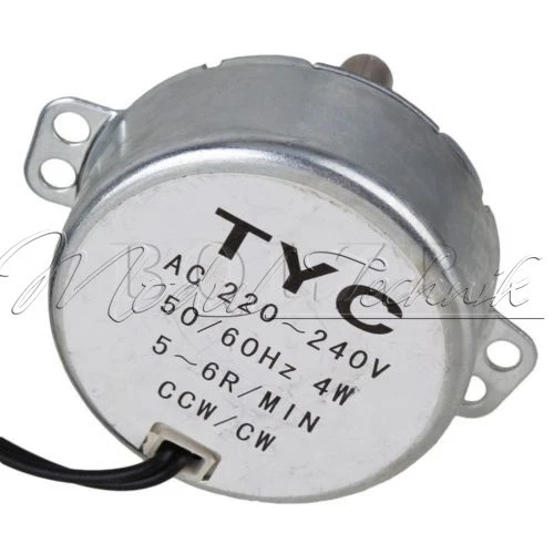New 5-6RPM Robust Synchronous Motor TYC-50 AC 220V Torque 4KGF.CM 4W CW/CCW - Bild 4 von 4