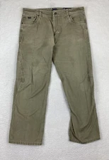 KUHL Mens Outkast Canvas Hiking Pants Brown Size 38x30