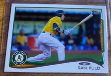 2014 Topps Update Sam Fuld Oakland Athletics #US-229 MLB Baseball