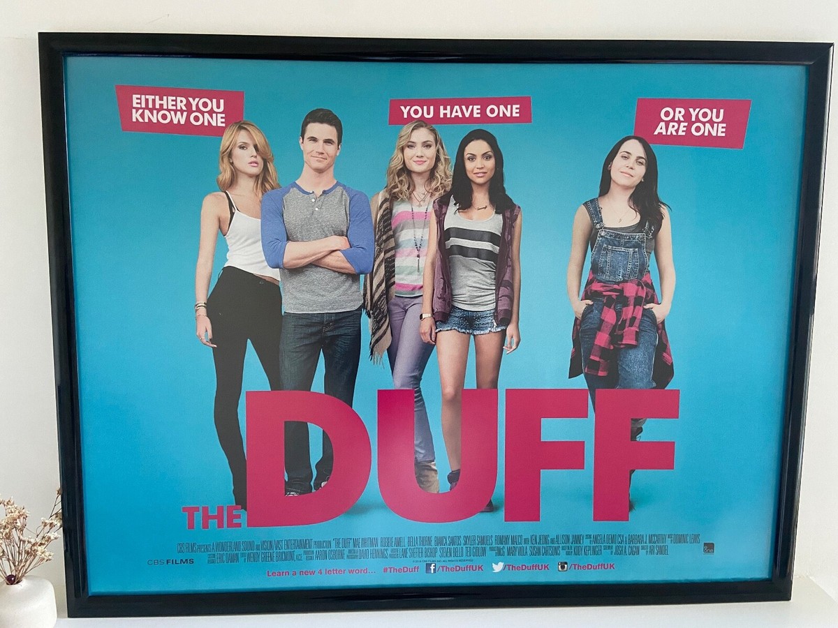 The DUFF UK Original Movie Poster Quad Frame included UK