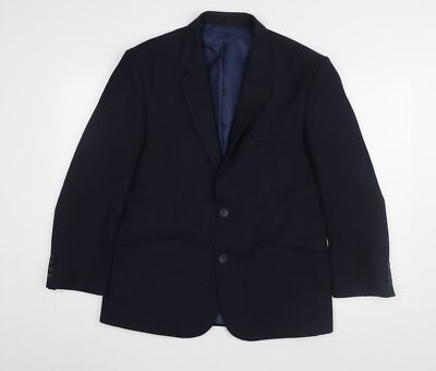 Charlton grauer schwarzer Herrenblazer, 38 S