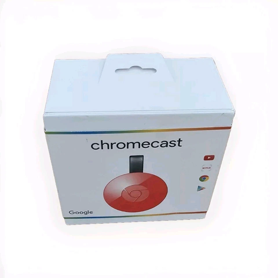 Google Chromecast (2nd Generation) Media Streamer - Poppy Red - Image 4 of 4