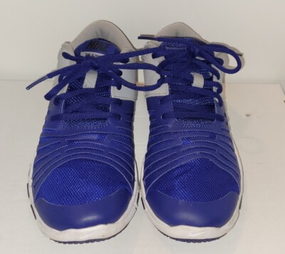 Nike Unisex Kids Blue Flex Show TR5 Lace Up 847473-401 Training Shoes Size  6Y