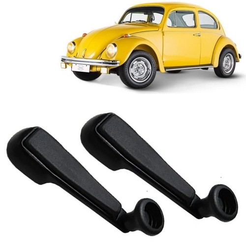 Window Crank Handle Black Bug Thing Beetle Karmann Ghia Bus Type 3 - Set of 2 - Picture 8 of 11