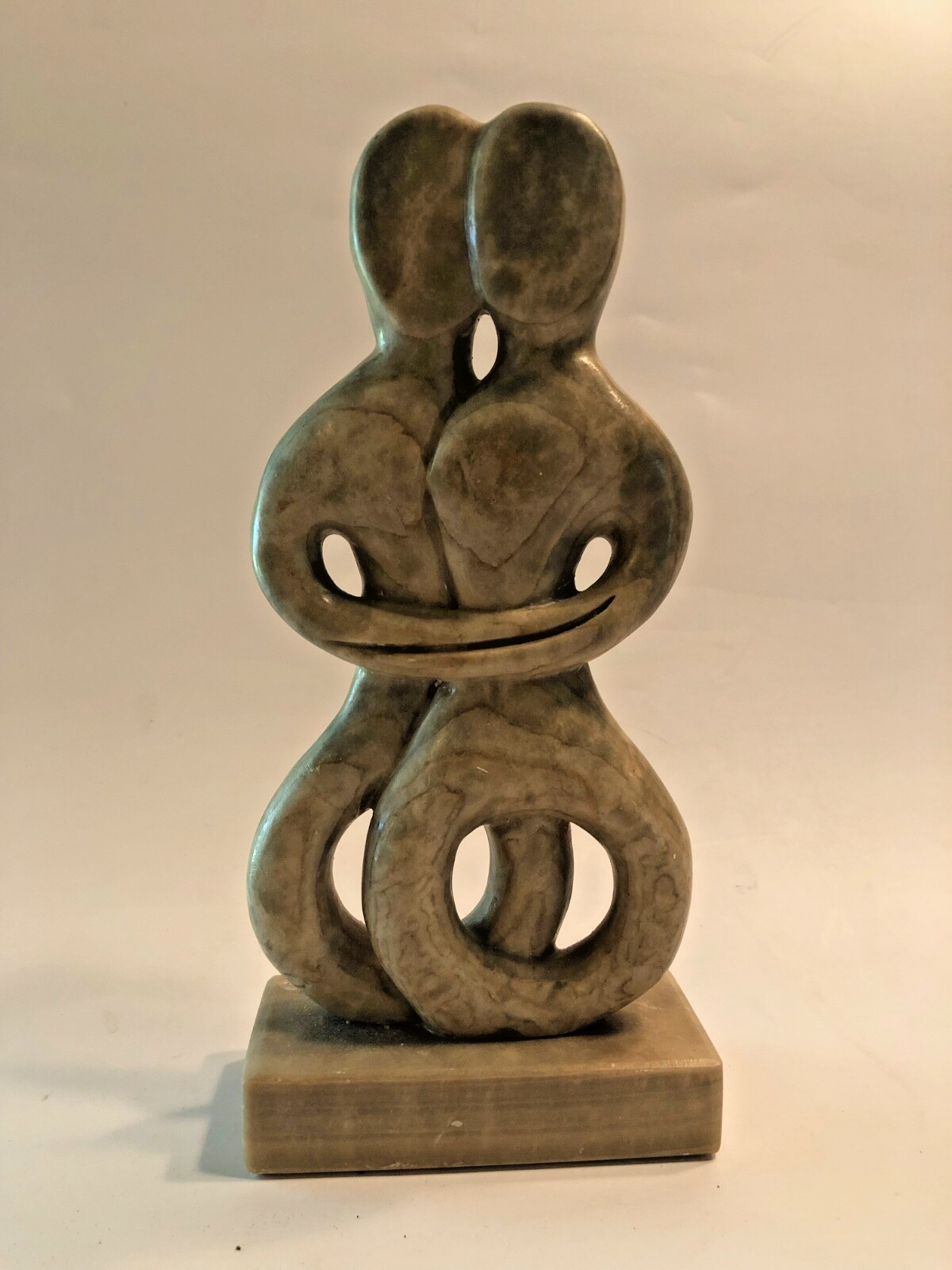 Cycladic Couple Lovers Greek Marble Statue Art Figure