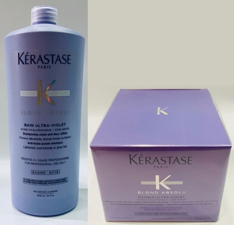 Ultra Violet : Bain 1000ML + Masque 500ML Kérastase | eBay