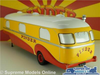 MODELL WOHNWAGEN ANHÄNGER ZIRKUS PINDER WOHNMOBIL KIRMES 1:43 GRÖSSE IXO DIREKT R