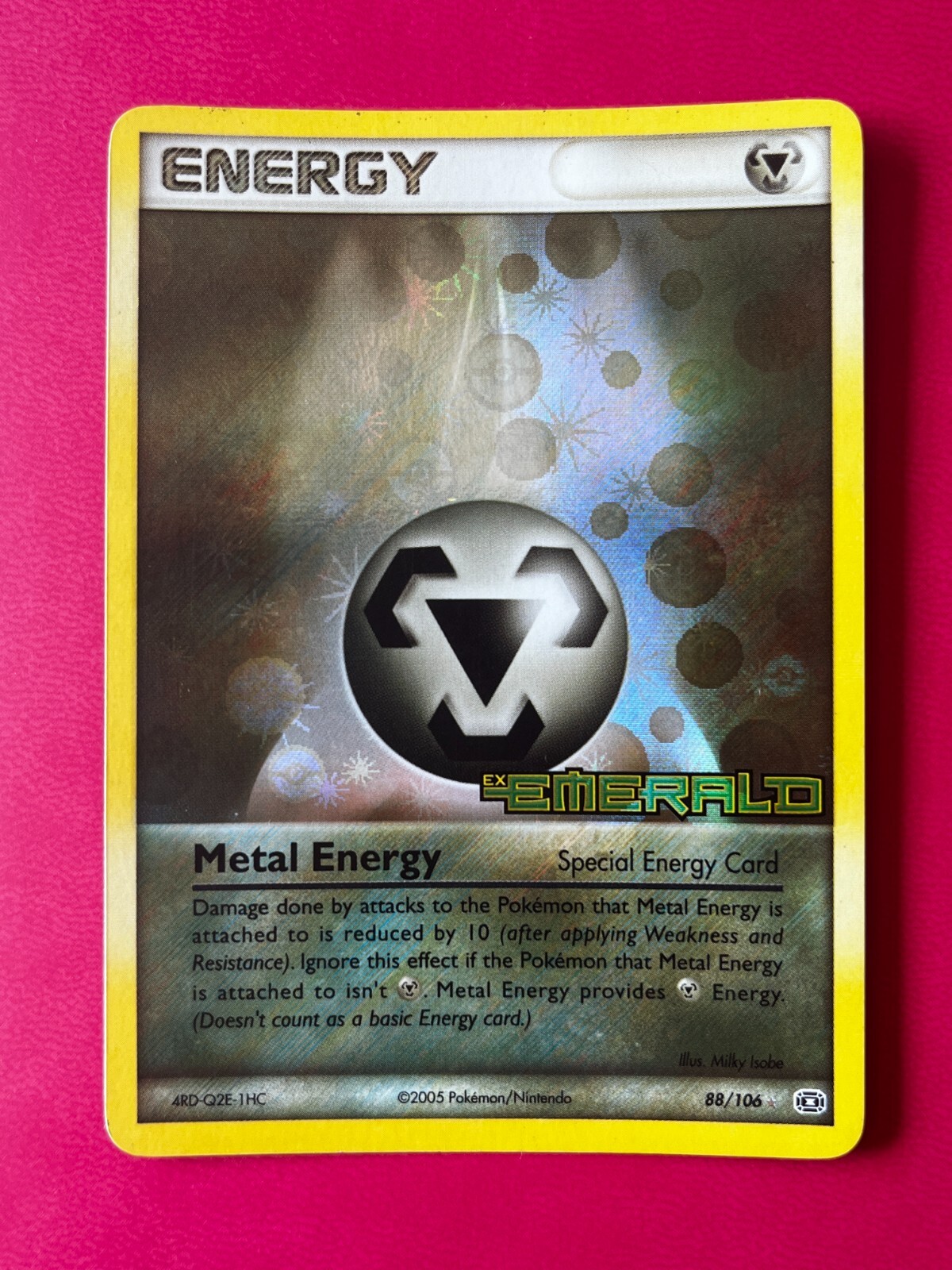 Reverse Holo Metal Energy #88 Emerald Pokemon Rare Card 2005 LP #1