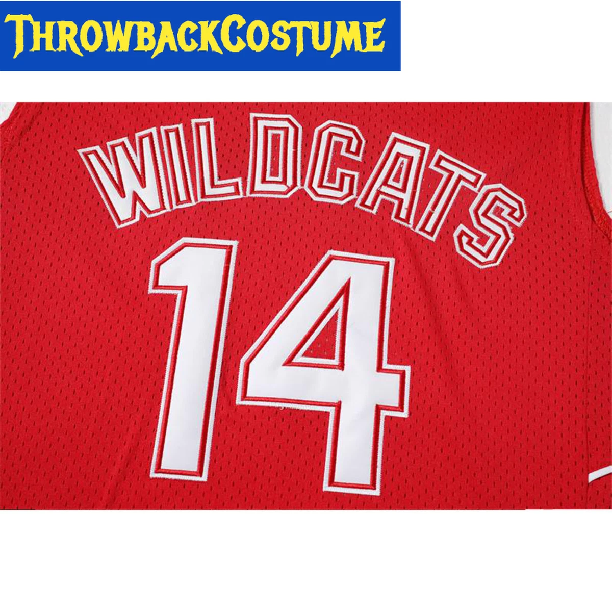 The red jersey for 14 of the Wildcats, Troy Bolton (Zac Efron) in High School Musical 3 : senior year