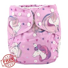 Sigzagor Cloth Diaper Pink Horse 2-7Y