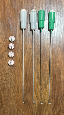 #ad OEM Genuine GE Washer Suspension Rod Kit Set of 4 Part #WH16X26910 WH16X26911 $21.99