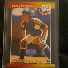 Donruss 1989 Craig Biggio #561 Houston Astros *Denotes* on Back
