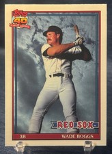 1991 TOPPS TIFFANY COLLECTORS SET #450 - WADE BOGGS