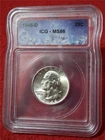 1946-D 25C WASHINGTON SILVER QUARTER ICG - MS66                         #MF-2785