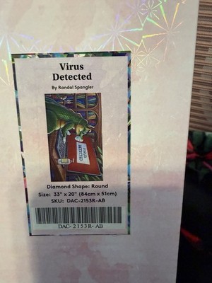 Virus Detected - New - Diamond Art Club - DISCONTINUED PRODUCT!