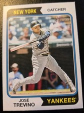 2023 Topps Heritage Baseball José Trevino #242 New York Yankees