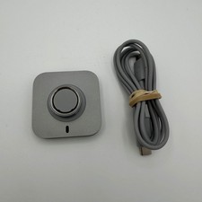 Oura Ring 4 Smart Ring Size 7 Black Silver with Charger and Base