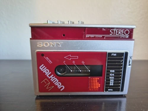 Sony Walkman WM-F10 Vintage Cassette Player FM Radio Made in Japan As-Is