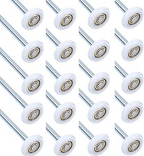   24 Quiet Garage Door Rollers Nylon Door Wheels Replacement With 6200ZZ Bearing  