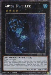 Abyss Dweller RA02-EN033 Platinum Secret Rare 1st Edition