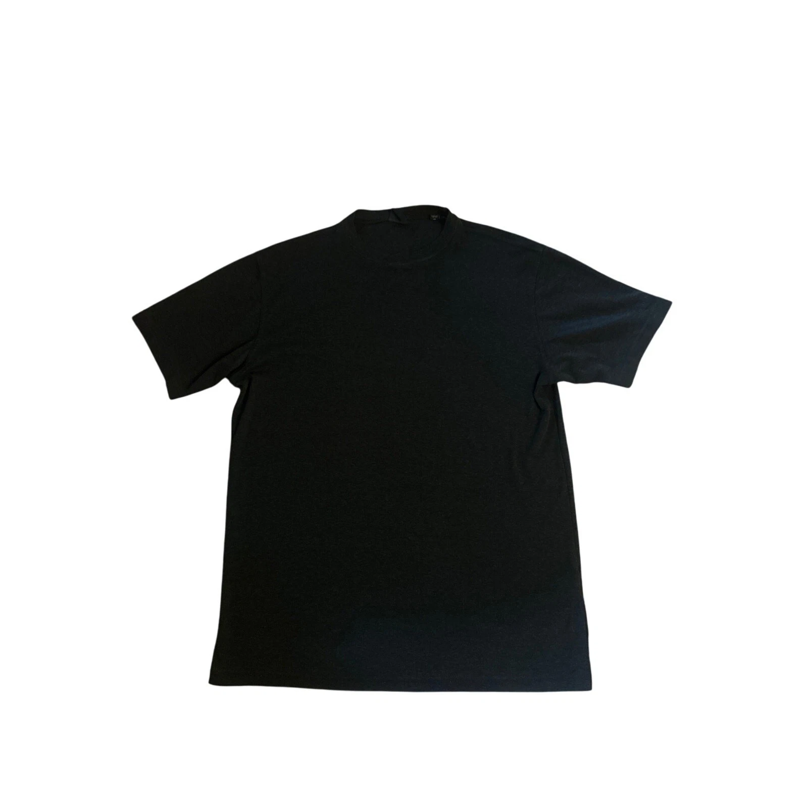 Men XL Dunning Short Slv Black Tee T-Shirt Top Wool Blend Base Layer Run Hike