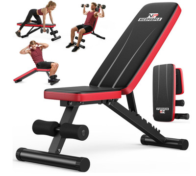Basic Weight Bench for Home Gym, 8 Backrests Adjustable Bench with 660LBS Weight