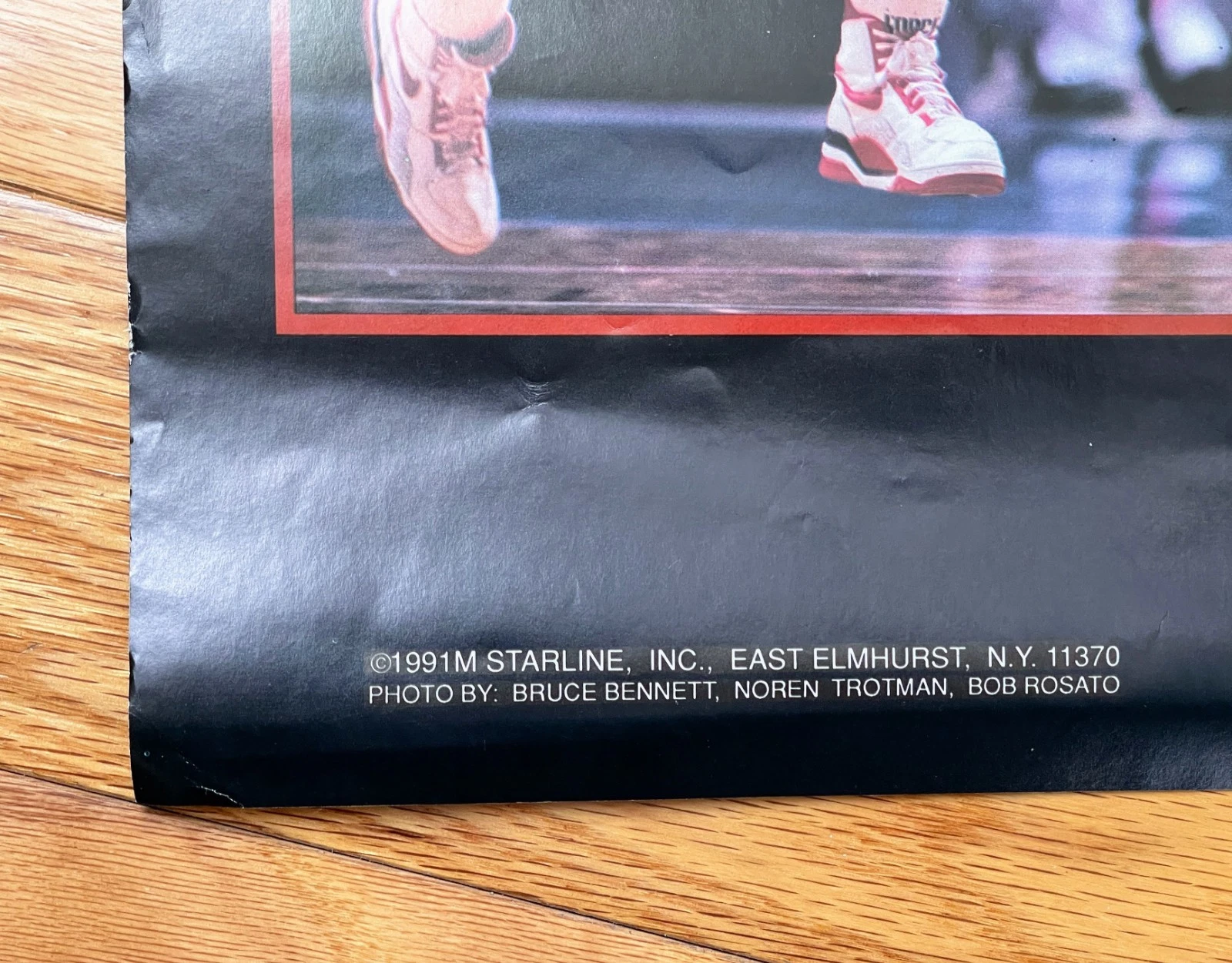 Chicago Bulls 1991 NBA World Champs Starline poster with Michael Jordan image 5