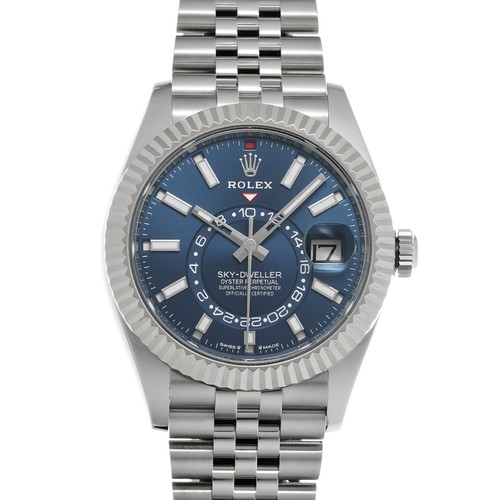 Rolex Sky-Dweller 336934 42mm Stainless Steel Blue Wristwatch ...